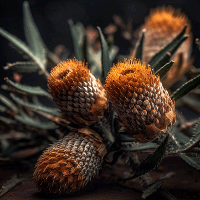 Picture of Banksia Flower used in LEITIN Skincare