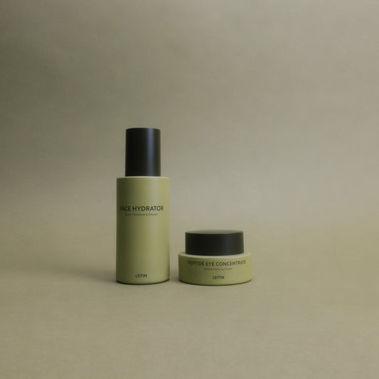 LEITIN Skincare's Fresh Glow Duo Face & Eye Set, Includes Face Hydrator Face Lotion and Peptide Eye Concentrate Eye Cream