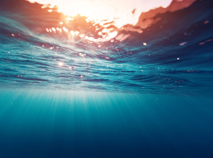 Image of the Ocean Waters, representing deep hydration