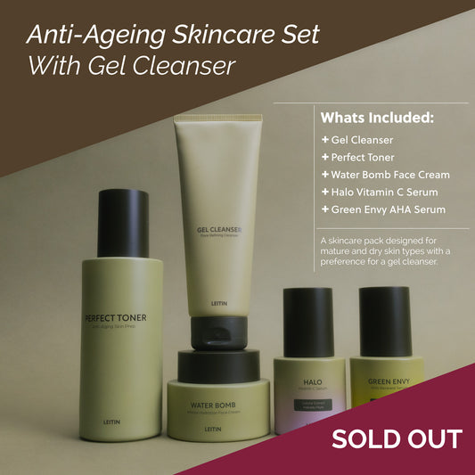 Anti Ageing Skincare Routine + Gel Cleanser