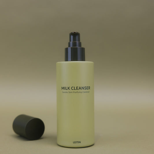 Image of LEITIN Skincare's Milk Cleanser Lid Off