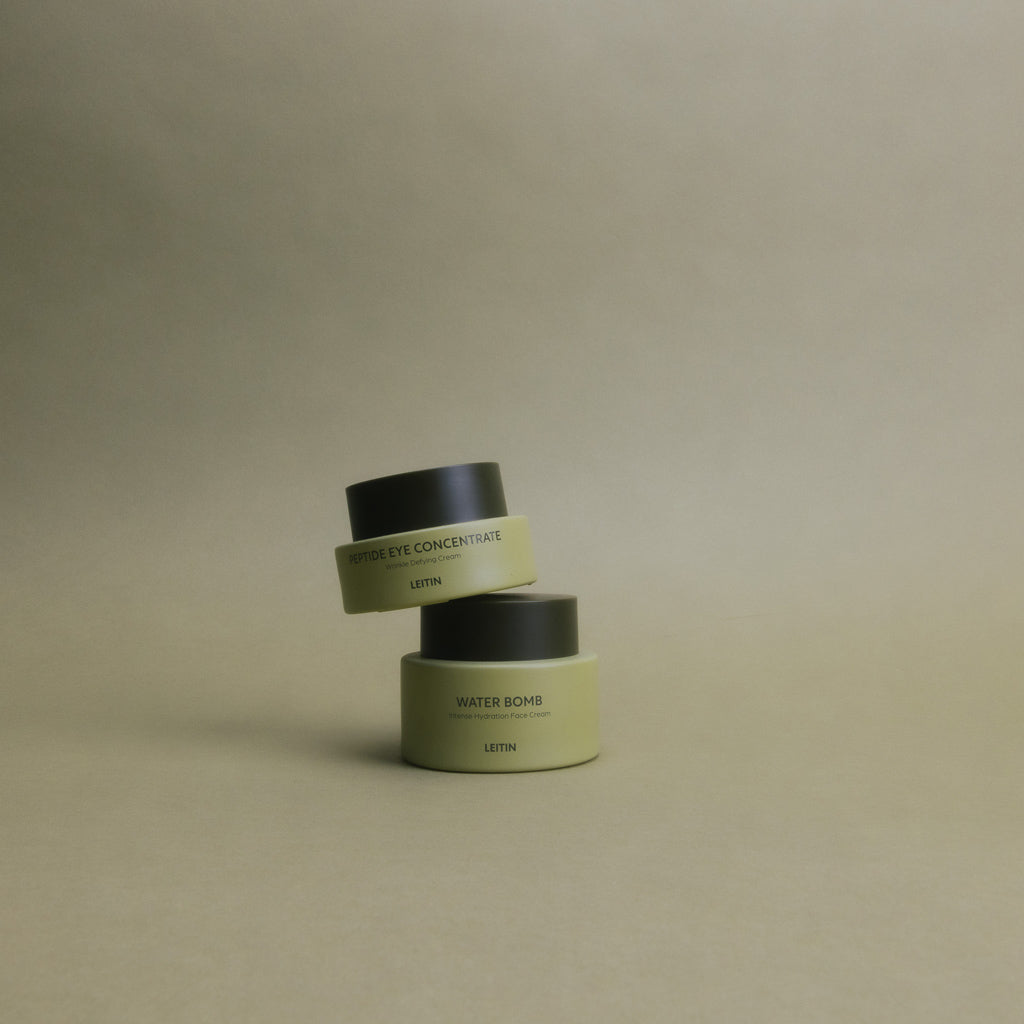 LEITIN Skincare's Nourish & Hydrate Face & Eye Set, Includes Water Bomb Face Cream and Peptide Eye Concentrate Eye Cream