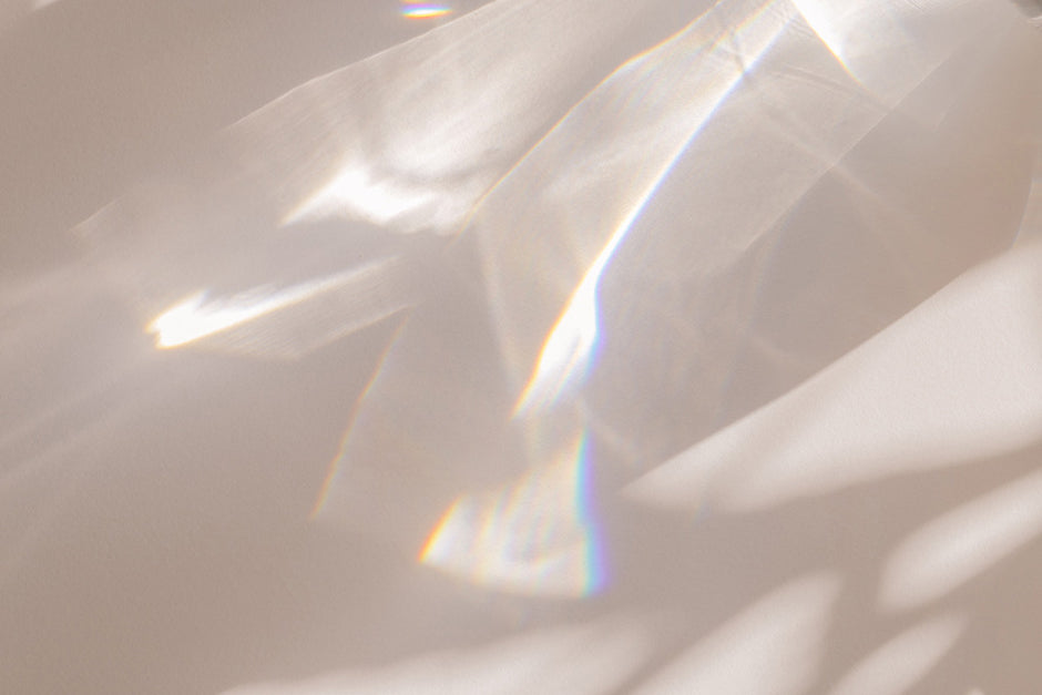 Image of glass glittering to represent radiance