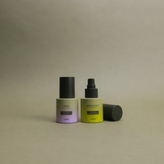 LEITIN Skincare's Radiant Renew Pack includes, Halo Vitamin C Serum and Green Envy AHA Serum