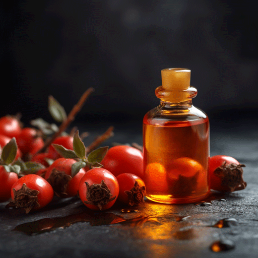 Image of Rosehip and Rosehip Oil used in LEITIN Skincare Body & Hand Products